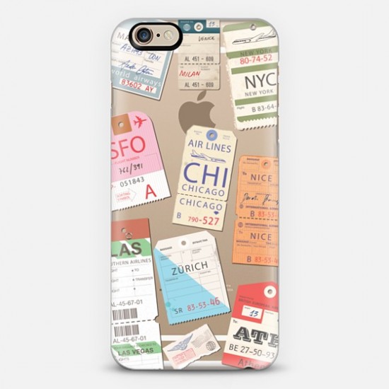 Airline Tags iPhone Case by Casetify on The Bazaar