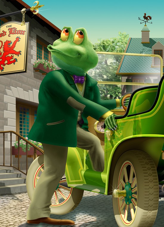 Mr. Toad Steals a Car by Eric Berendt: Illustrator on The Bazaar