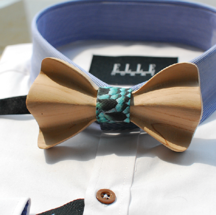 Designer Bow Tie - Wood Carved Series 5 by My Matching Studio on The Bazaar