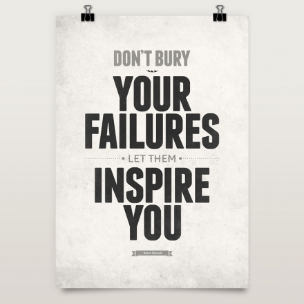 Failures Inspire Poster by Neue Graphic on The Bazaar